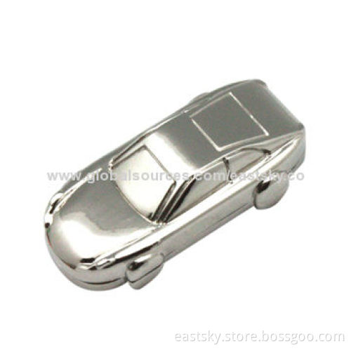 Promotional Metal Car USB Drive, Made of Durable Metal Material, 64MB to 32GB Memory CapacityNew